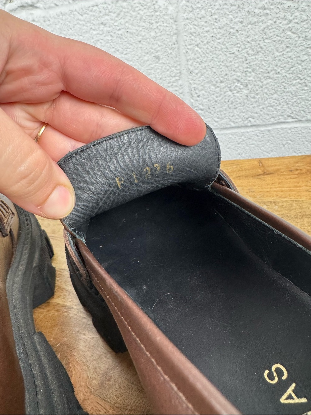 ALOHAS Brown Chunky Lug Sole Penny Loafers - Picture 8 of 15